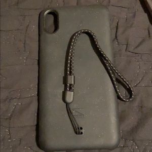 iPhone XsMax phone case with drawstring